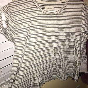 Madwell striped pocket tee